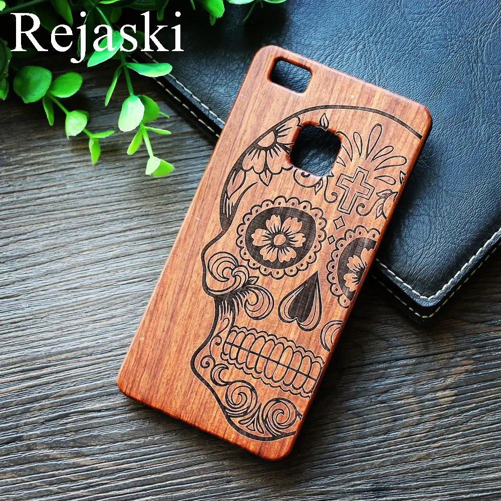 Чехол для телефона Rejaski Sculpture Wood Huawei P20 Pro Mate 10 Plus Мягкий Деревянный чехол P9