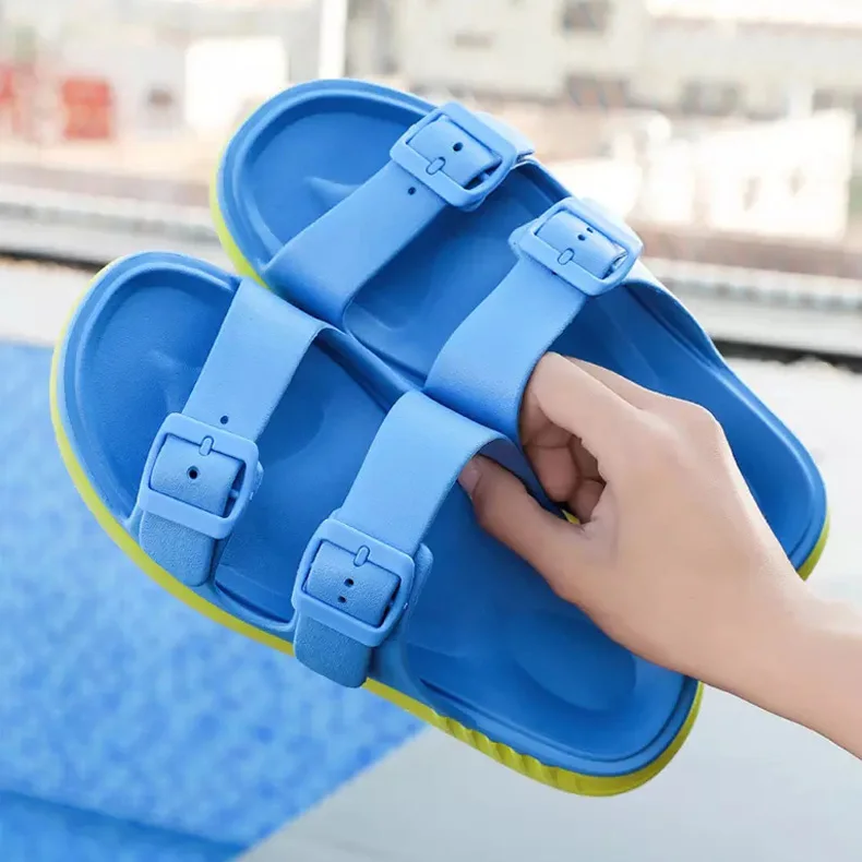 

New Men's Summer Slippers Male Leisure Fashion Platform Beach Flip Flops PVC Non-slip Sandals.sandalias DE Hombres