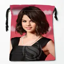 Чехлы-книжки J& w105 певицы Селены Гомез таможня напечатала получить степень сжатия сумки женские сумки на завязках размер 18X22 см W725& 105dDW