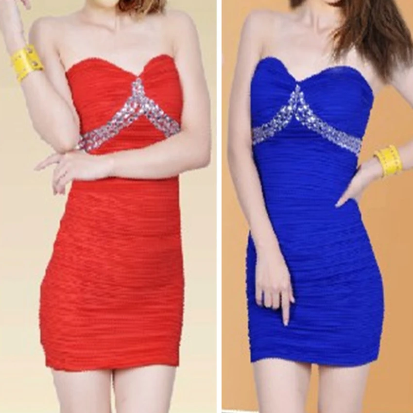 Hot Sexy Tube Top Tube Top Dress Slim Hip Slim Tight One Piece Dress Aliexpress