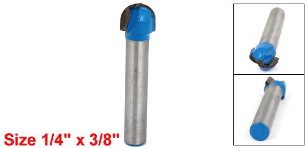 USA Long 3//8/" x 3//8/" Shank 4F HSS Center Cutting Single End Mill