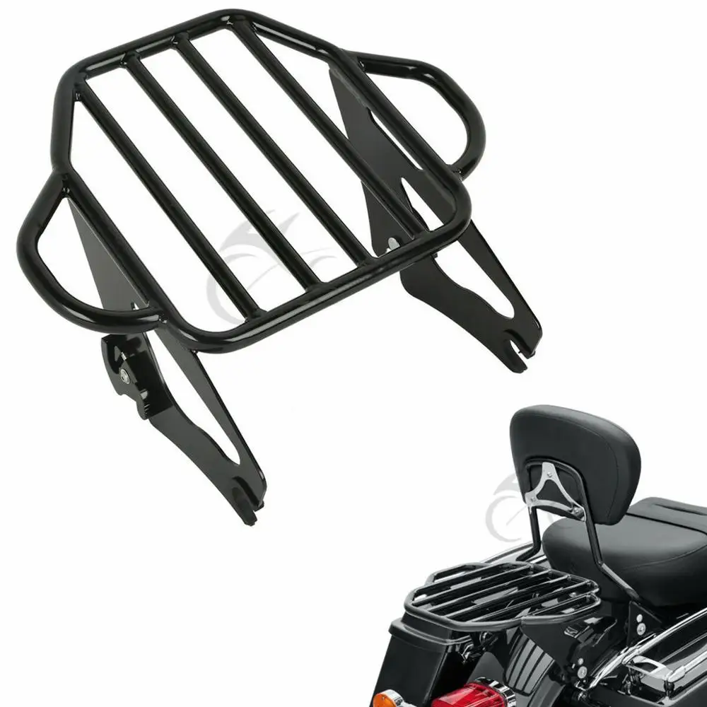 Мотоцикл съемный 2 Up крепление Чемодан стеллаж для Harley Touring тур пакет Street Glide Road 09