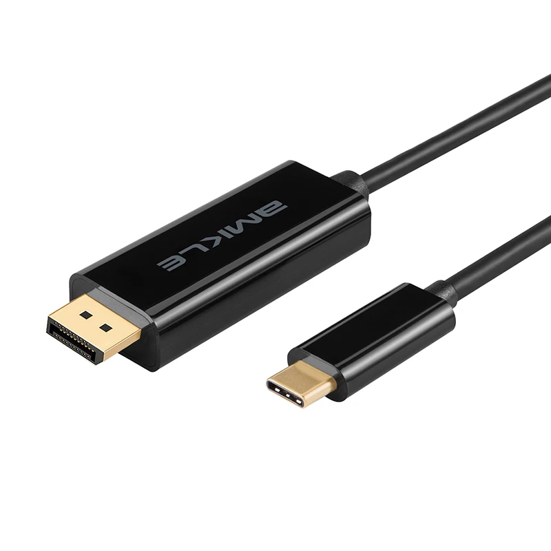 

AMKLE 60Hz Type C HDMI DP Cable 1.8m USB C 3.1 to DisplayPort HDMI Adapter 4K Tunderbolt Dongle for HuaweiP30 SamsungS11 Macbook