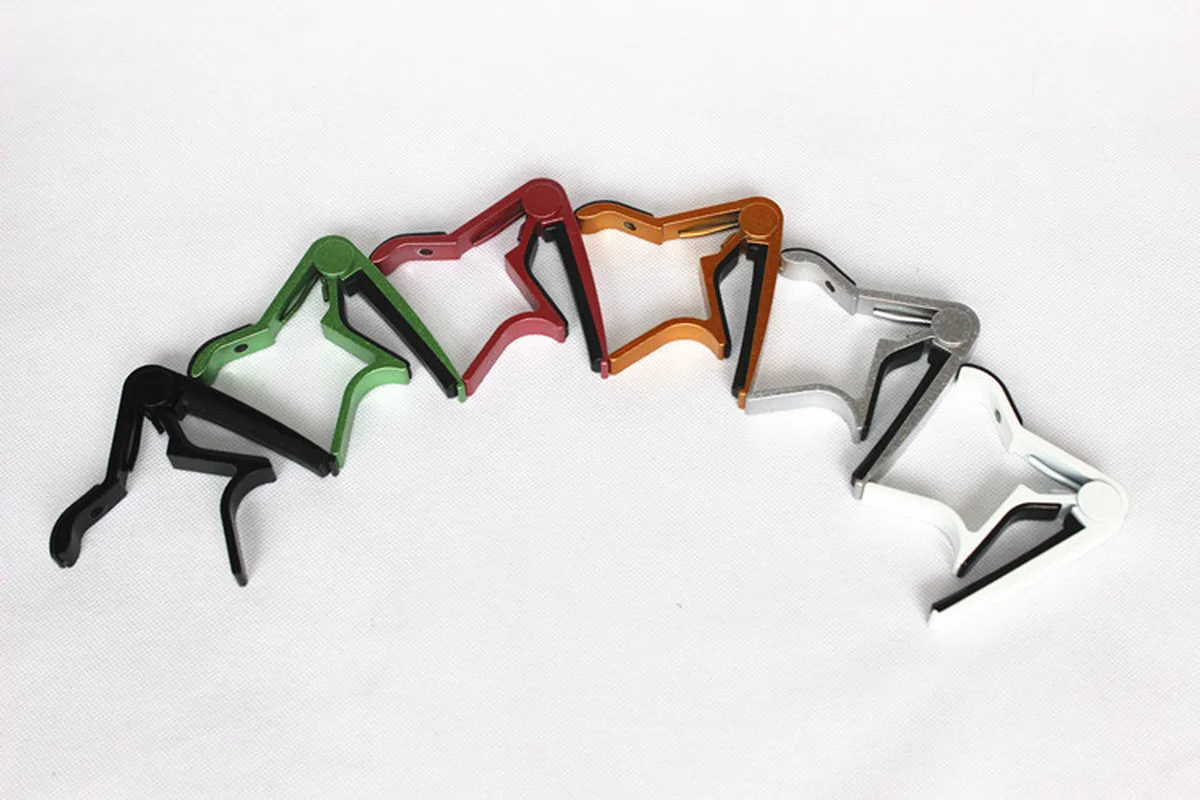 Guitarra metálica Capo para 6 cuerdas acústica clásica Guitarra eléctrica afinación abrazadera instrumento Musical accesorios para Guitarra