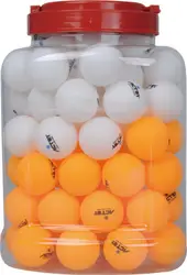 25 шт. в TP контейнер actei Лидер продаж ABS Пластик оранжевый и белый микс Мячи для настольного тенниса пинг-понг мяч