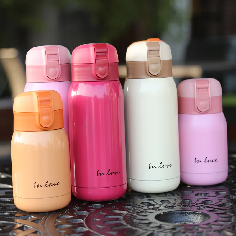 

Cute Mini Thermos Kids Bottle Stainless Steel Thermo cup Vacuum Cups Coffee Mugs Termos children belly mug school thermal bottle