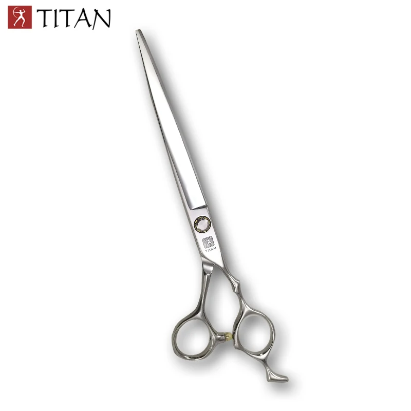 Titan 7,5 дюйма ножницы для ухода за домашними животными 440c сталь ручной работы острые профессиональные ножницы инструмент