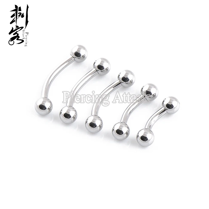 

Body Piercing 316L Surgical Steel 16 Gauge Eyebrow Ring Lot of 100pcs