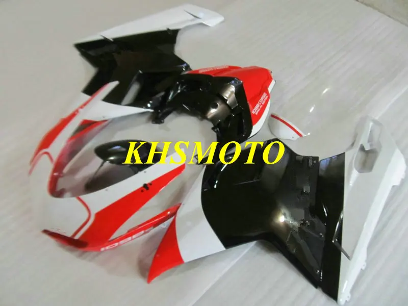 Впрыска обтекателя комплект для DUCATI 1098s 1198 848 2007 2011 ducati 07 08 09 10 11 Белый Красный