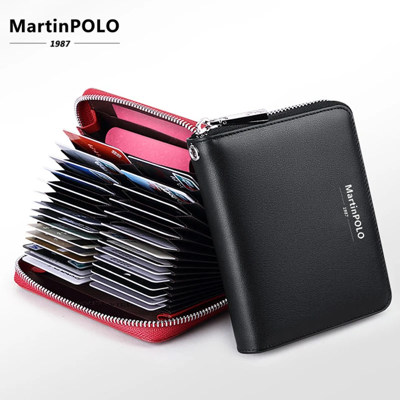 Кошелек MartinPOLO MP4001 из натуральной кожи для мужчин и женщин кредитница визиток с
