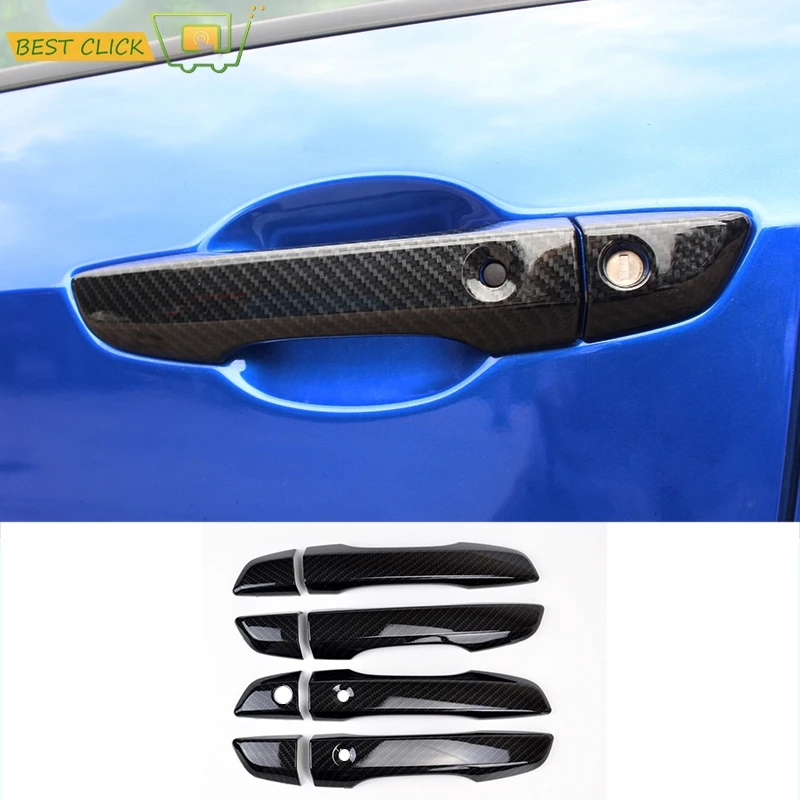 FIT FOR 2016 2017 HONDA CIVIC CHROME CARBON FIBER STYLE SIDE DOOR