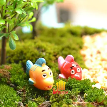 

20pcs/lot mini solid fish 20*27mm resin kawaii crafts DIY wedding decorations dollhouse christmas