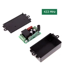 ALLOYSEED металл и практичный AC 220 В 1CH 433 МГц беспроводной переключатель системы дистанционного управления Модуль приемника переключатель управления s