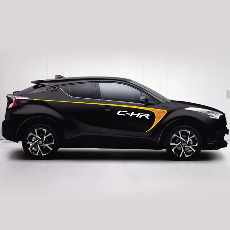 Автостайлинг TAIYAO Спортивная Автомобильная Наклейка для TOYOTA C HR Hy Power Concept