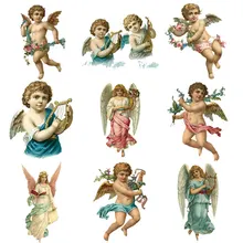 Железные нашивки, милые Мультяшные Крылья ангела, Христос, Иисус, переводные наклейки, одежда, Декор, аппликация, странные вещи, сделай сам, футболка