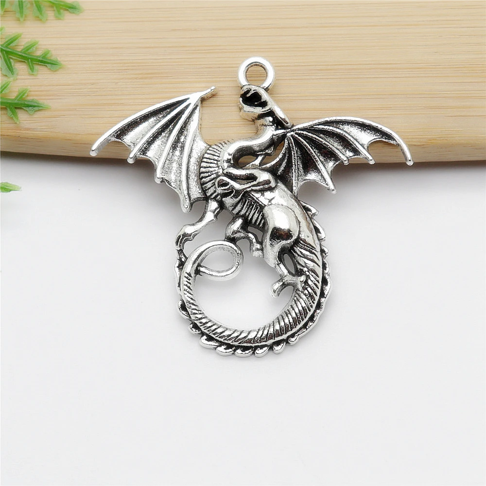 

Wholessale 13pcs/lot Dragon Charms Vintage Jewelry Findings fit DIY Bracelet Necklace Pendants for Jewelry Making