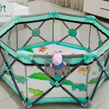 Louis модные детские наборы мебели для игры в помещении ползать коврик ограждения Детские забор