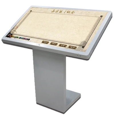 

42'' Led Lcd TFT HD Touch display electronic signature message system can print take photos E-sign digital signage with software