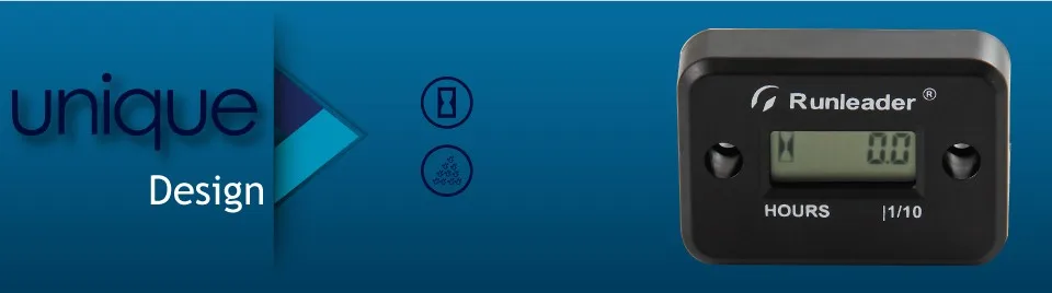 Цифровой гоночный счетчик часов для бензинового двигателя снегохода мотоцикла ямы Байк мотокросса квадроцикл морской RL-HM006