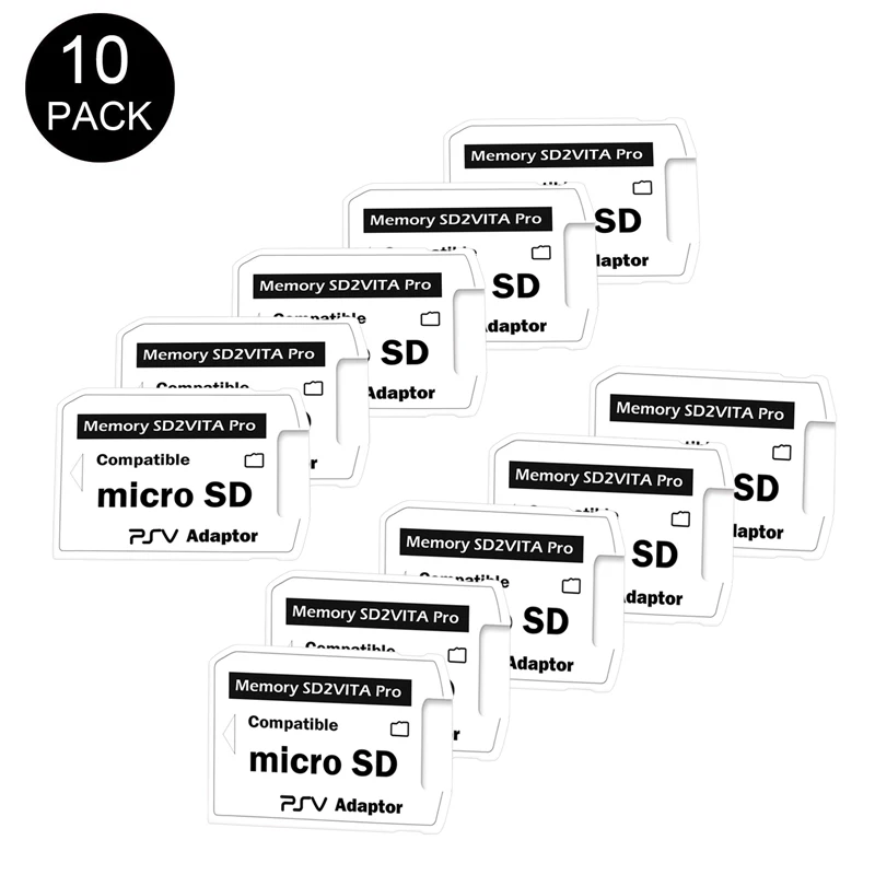 10 шт./лот оригинальный адаптер для карты памяти 5 0 дюйма SD2Vita ps vita PSVita PSV1000