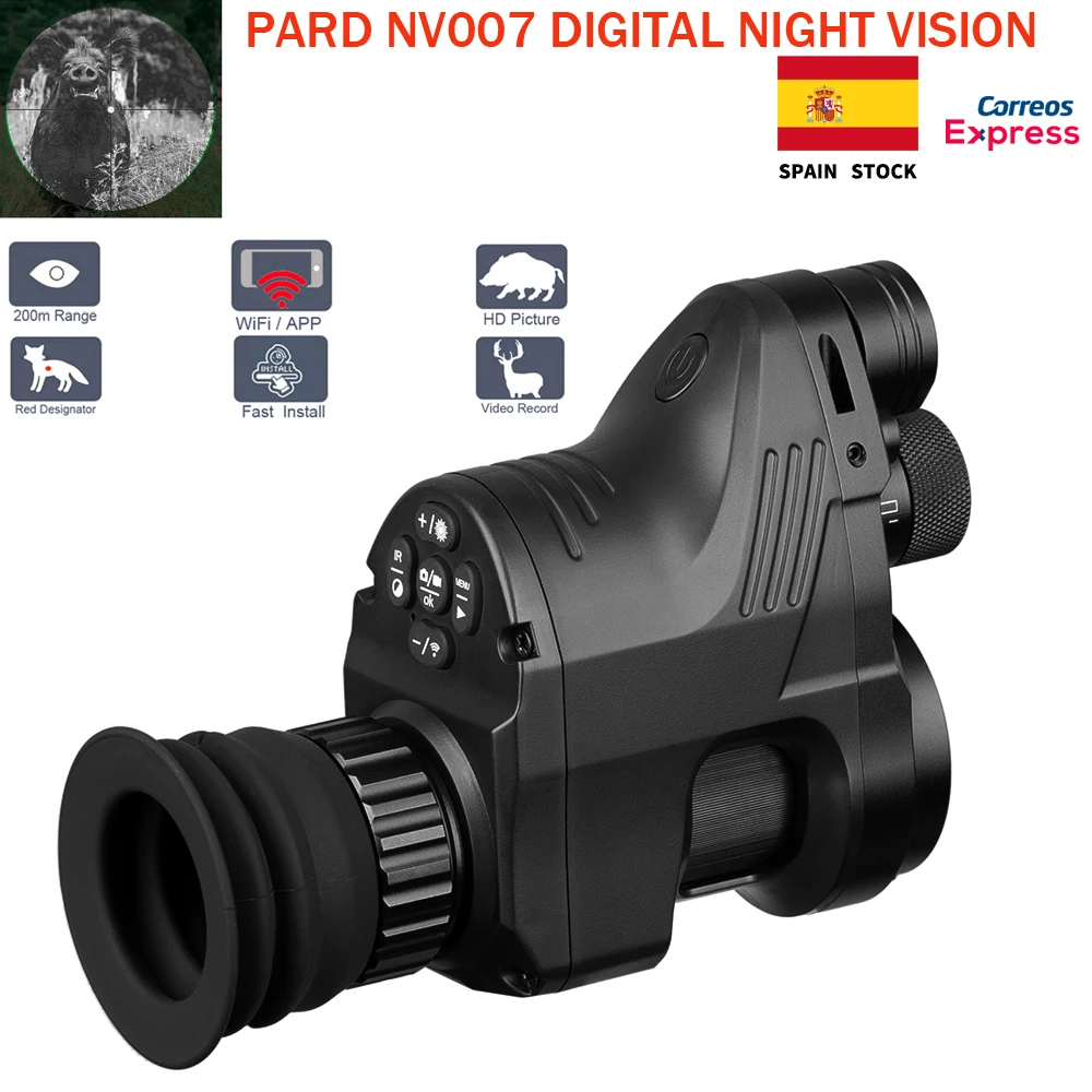 

PARD NV007 Digital Hunting Night Vision Scope Cameras 5w Infrared Camera Night Vision Riflescope 200M Range Night Rifle Optical