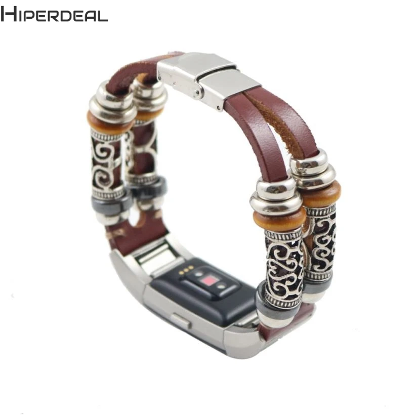 HIPERDEAL Сменный кожаный ремешок, браслет для FitBit Charge 2 Hot 17Dec21 дропшиппинг F