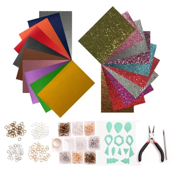 

Pu Leather Earrings DIY Jewelry Tool Sets Accessories Making Materials For Women Earrings Drop Jewelry Handmade Charms Findings