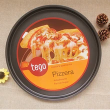 1 шт. горячая Распродажа 1" дюймов 2 см толщина круглый NON-STICK профессиональный лоток для пиццы сковорода JC 0506