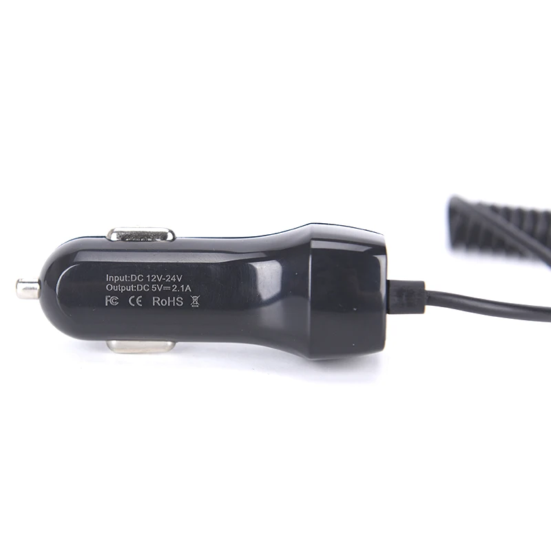 USB C Type автомобильное зарядное устройство 2.1A с быстрой зарядкой кабель