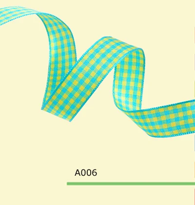 1 4 Inch 7mm font b tartan b font plaid ribbon