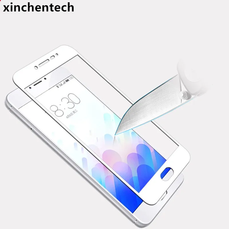 Xinchentech полный охват для Meizu M5/M5 Мини Закаленное Стекло Плёнки 9 H Премиум Экран