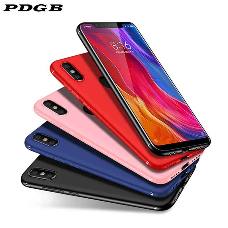 Мягкий чехол PDGB для Huawei Honor 8X 8A 8C 8S 7C 7X 7A 7S 6C Pro V9 Play Mate 20 10 Lite однотонный матовый