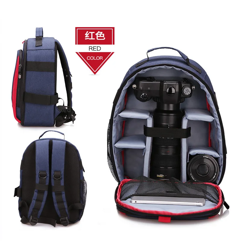 Camera Backpack Bag for DSLR Camera Lens and Accessories For Canon EOS 1D X Mark II 750D 760D ...