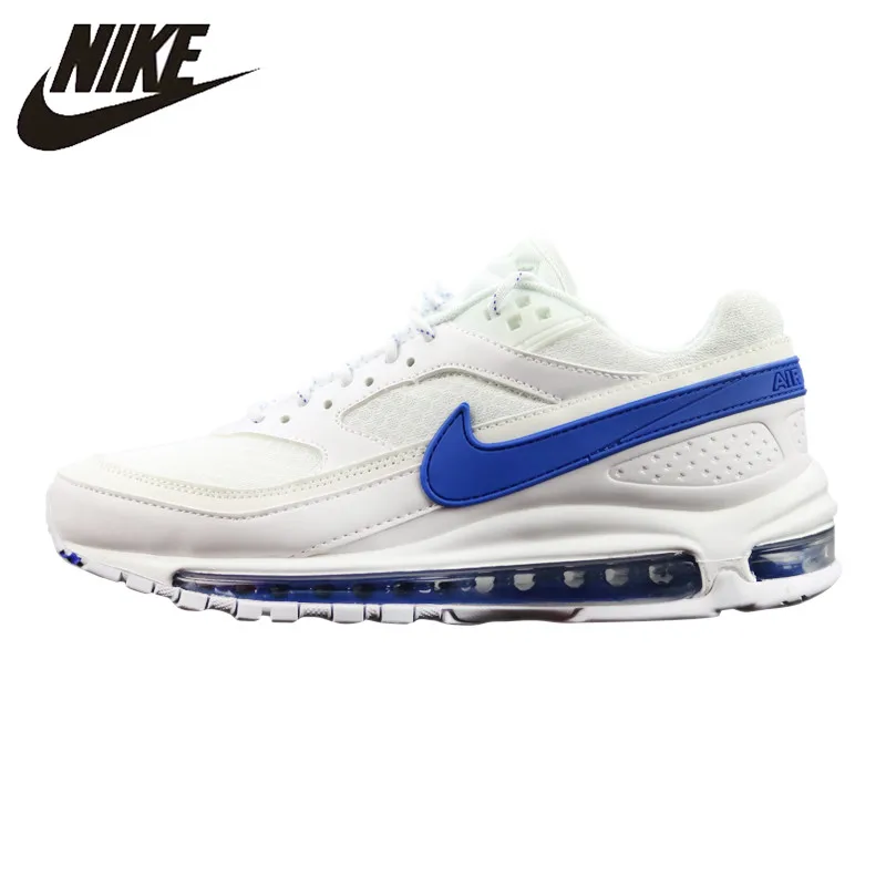 

Nike Air Max 97 BW X Skepta Men's Running Shoes, White & Red, Shock Absorbing Lightweight Breathable Non-slip AO2113 100