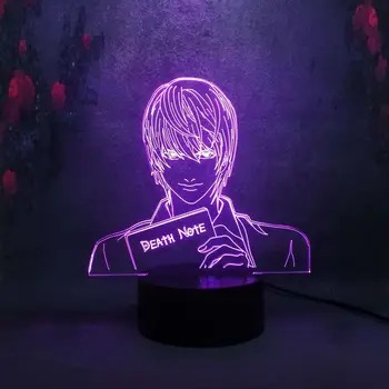 

Japan Comic novel Death Note Toy Lava Lamp Home Living room creative Night Light Friend party Atmosphere Deco kid gift 3d lamps