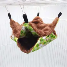 Pet Amaca Doppio-strato di Molle Della Peluche di Inverno Caldo Appeso Nido Letto A Dormire Piccoli Animali Domestici Criceto Scoiattolo Chinchilla Casa