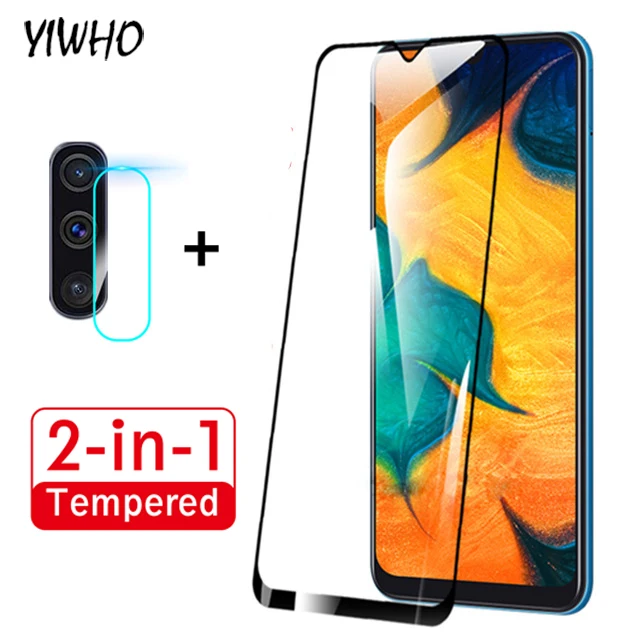

A 30 40 50 70 Protective Glass On For Samsung Galaxy A30 2019 A20 A40 A50 A70 Camera Lens Film & Screen Protector Tempered Glas
