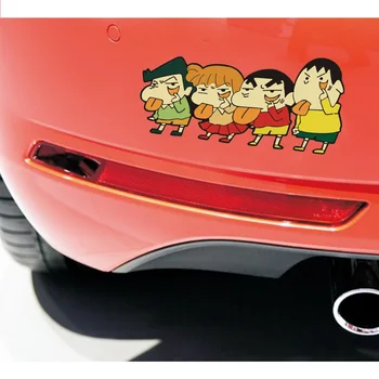 

Funny Crayon Shin-Chan Lovely Kids Anime Stickers Wall Children Laptop Cartoon Vinyl Decals Home New Design Sticker Car (19*9CM)
