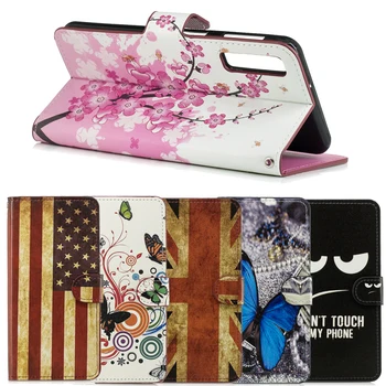 

For Samsung Galaxy A6 Plus 2018 Wallet Case Flower Book Style Leather Case With Stand For Samsung A7 2018 A750F A750 SM-A750F