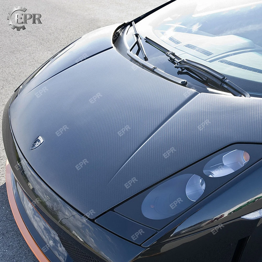 

For Lamborghini Gallardo LP550/LP560/LP570 Carbon Fiber Hood Facelifted Body Kits Tuning Trim Accessories Gallardo Carbon Hood