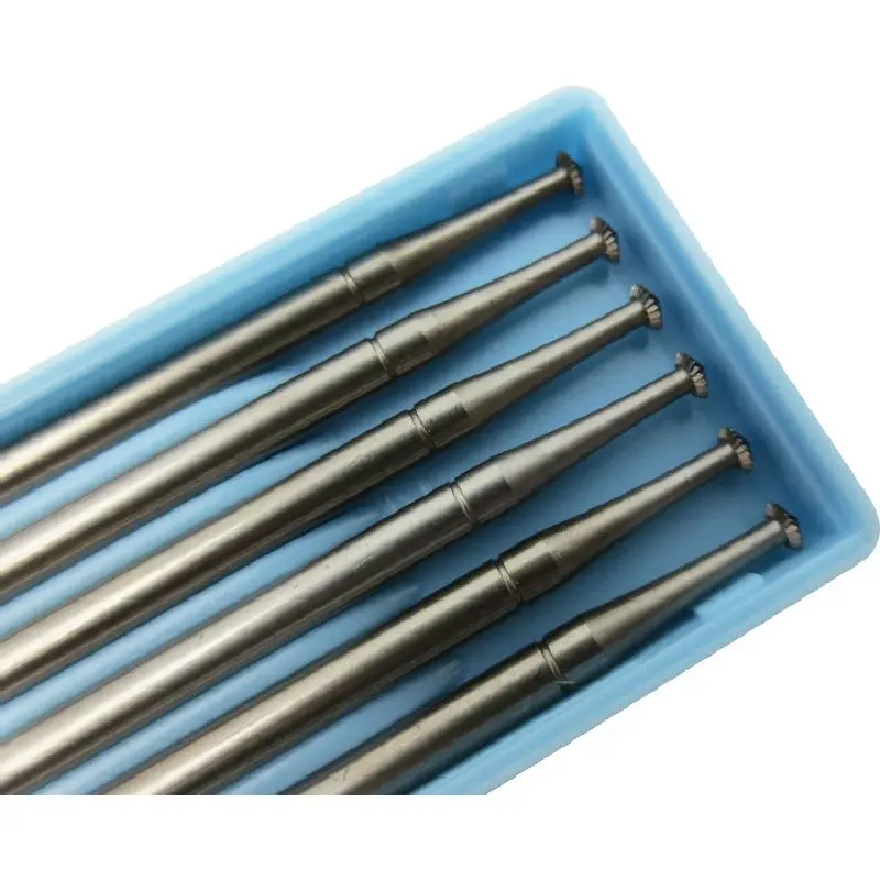 10pcs/lot Thin Disc Needle 2.35mm Shank Olive stone Carving Dental Needle Ivory Carving Carver