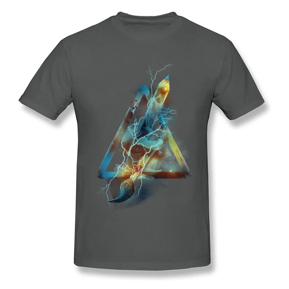 Men Tops Shirts High Tension Family Printing T-Shirt Pure Cotton Short Sleeve Printed On Tee-Shirts Crew Neck Wholesale High Tension carbon
