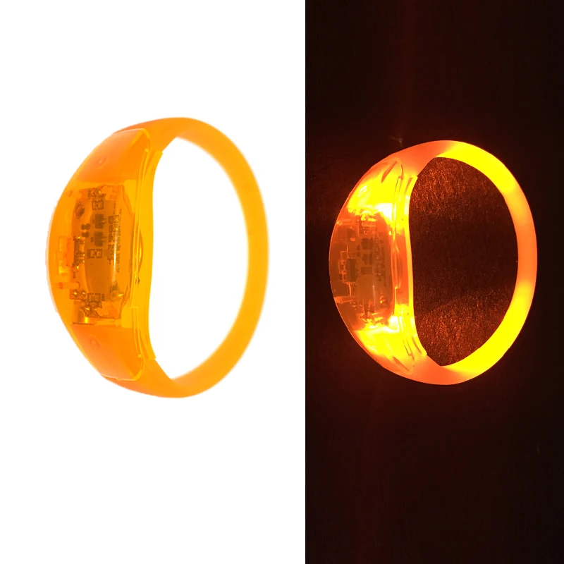LedLuminous Toys NeonLed Party Light UpLed BraceletBangle Sound Activated Christmas Bracelet Glowing Bracelets Custom Logo (15)