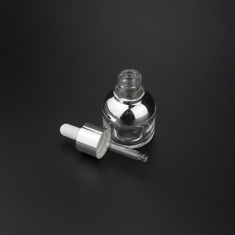 100pcs empty glass dropper bottle 1 oz , 30ml clear glass dropper