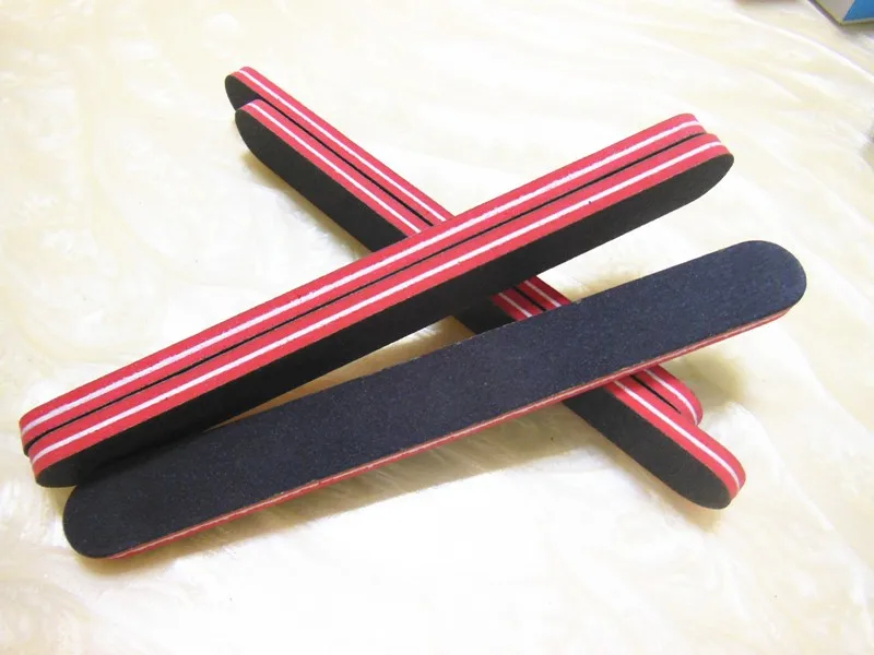 professional nail file nail salon board black nail emery board for