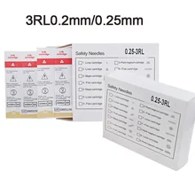 Картридж для татуировки набор игл 3RL RS SF F 50 шт. карандаш для бровей и губ постоянный макияж микроволокна иглы ручка блок питания