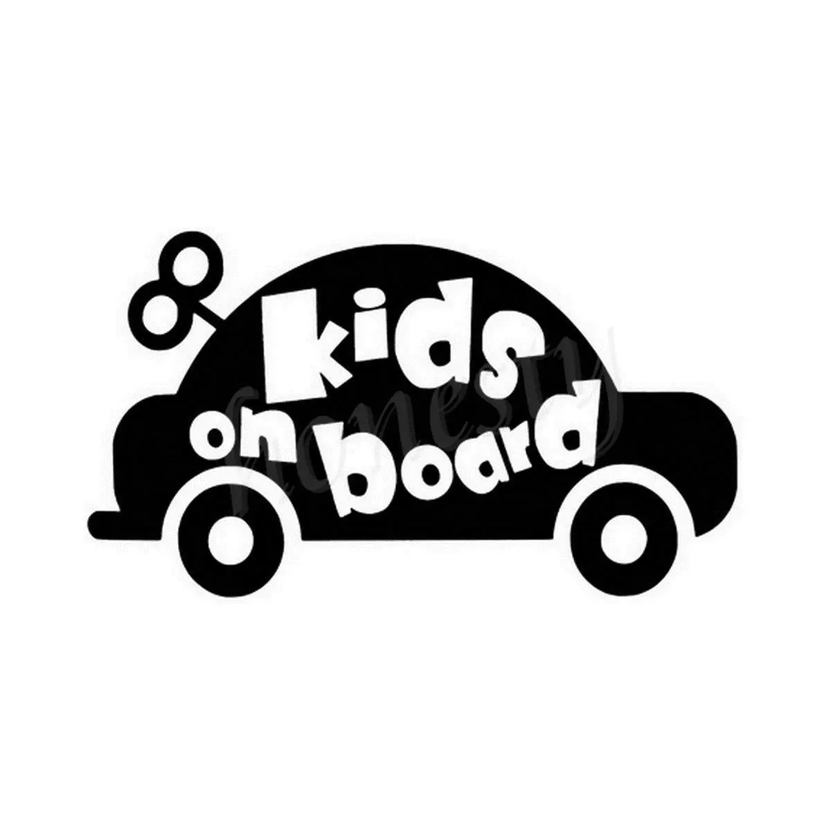 Funny Toy Car Wall Home Glass Window Door Car Sticker Laptop Truck