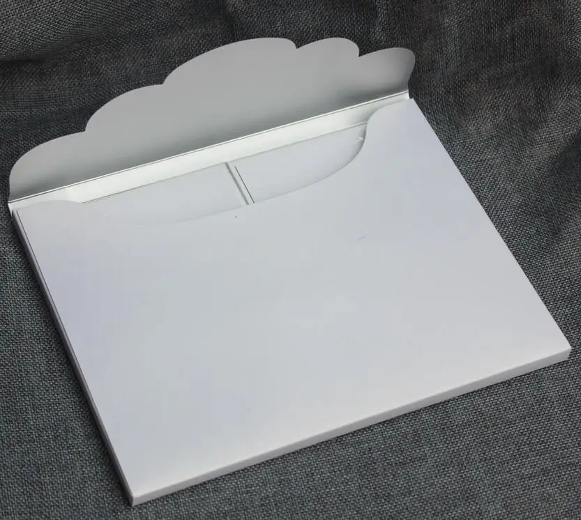  Handmade faux silk folio wedding invitation with stunning rhinestone embellishment - 32809183718