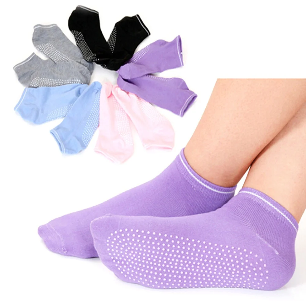 1 Pair Non slip Sports Socks Ladies Girls Fitness Sports Socks Women