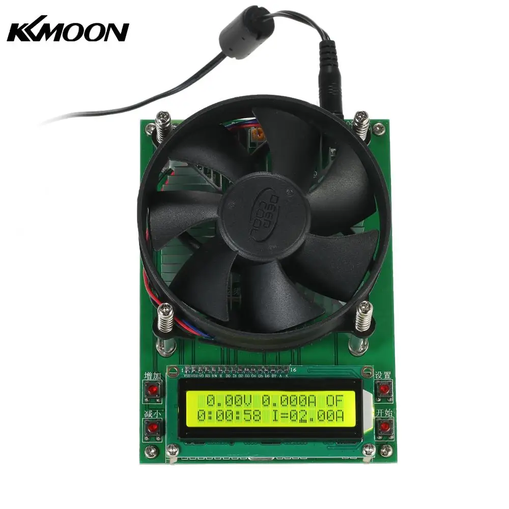 

150W Constant Current Electronic Load 60V 10A Battery Discharge Capacity Tester Module with 1602 LCD Display